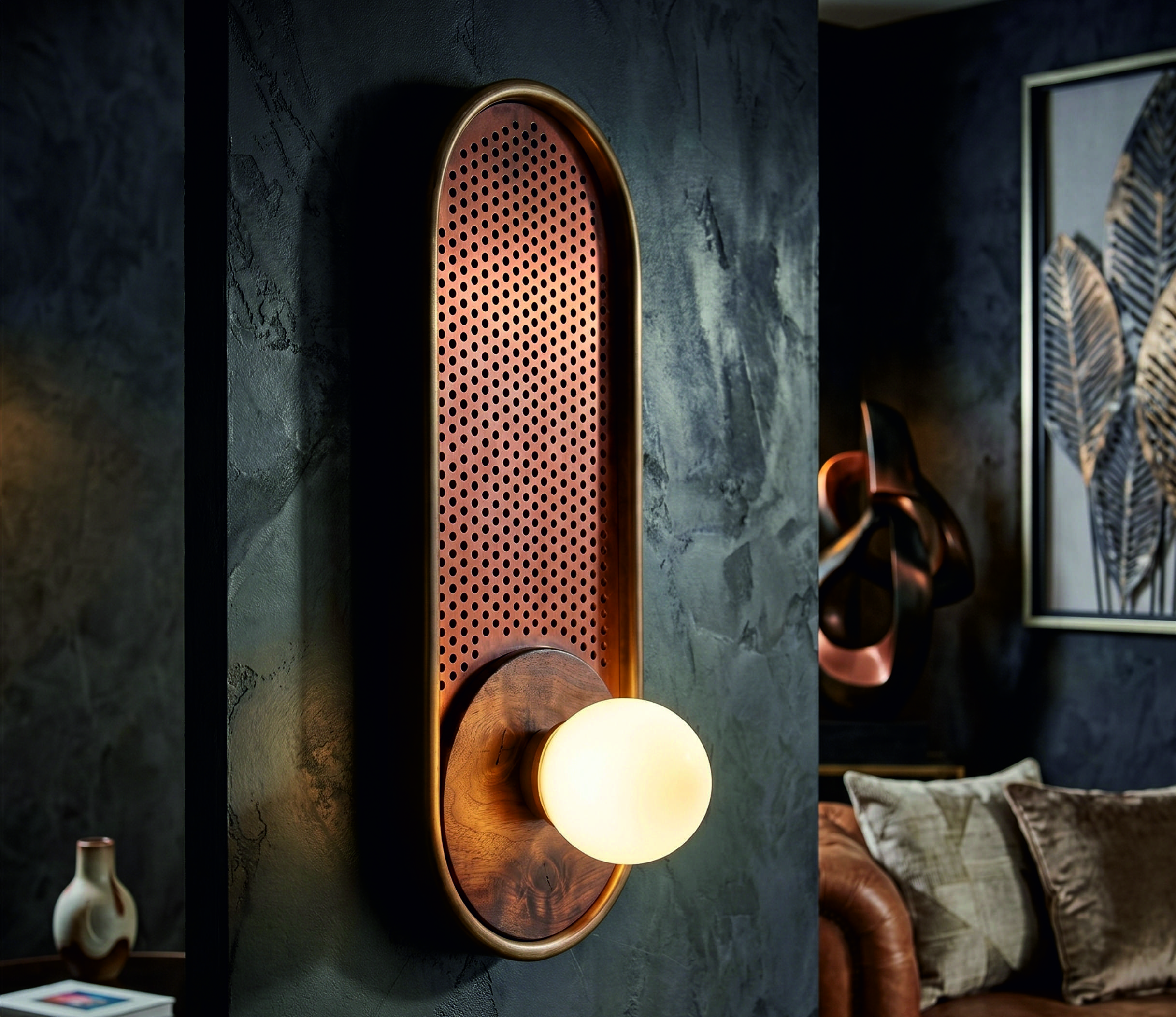 Walnut & Copper. Timeless Light.